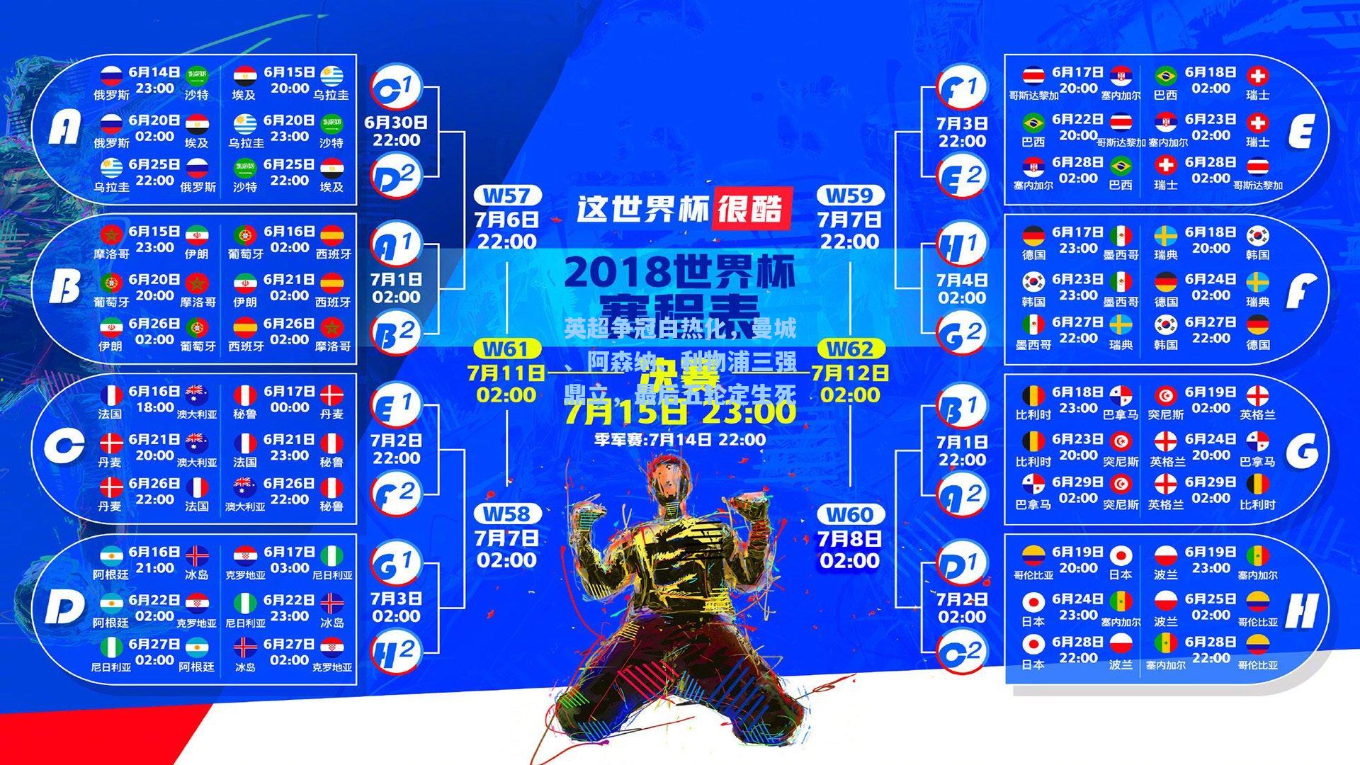 【开云app】英超争冠白热化，曼城、阿森纳、利物浦三强鼎立，最后五轮定生死